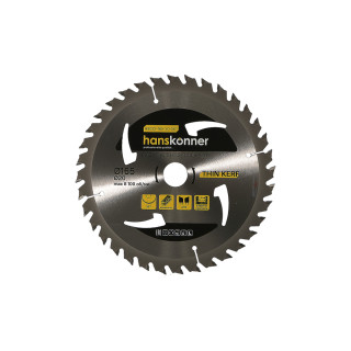 Hanskonner H9022-165-20-36T Пильный диск по дереву THIN KERF 165x20 мм, 36 зубьев, Hanskonner Hanskonner H9022-165-20-36T Пильный диск по дереву THIN KERF 165x20 мм, 36 зубьев, Hanskonner