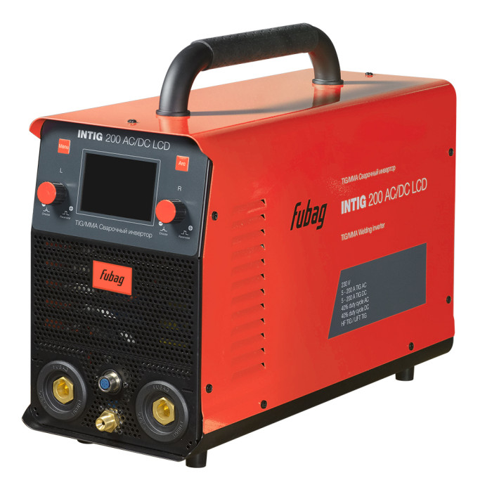 Fubag Инвертор сварочный INTIG 200 AC/DC Pulse LCD (31592) + Горелка FB TIG 26 5P 4m (38459) (31592.