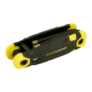 Hanskonner HK1045-04-8H Набор ключей шестигранные S2 8шiт 1,5-8мм, склад. кейс Hanskonner