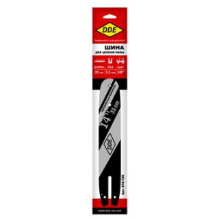 DDE Шина пилы цепной сварная DDE 14/35 см-3/8-1,3-50z (для цепи 91P/VS/VXL)(140SPEA074) (910-720) DDE Шина пилы цепной сварная DDE 14/35 см-3/8-1,3-50z (для цепи 91P/VS/VXL)(140SPEA074) (910-720)