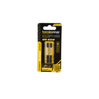 Биты PH2x50мм, impactpower, торсионные, 2шт, Hanskonner Биты PH2x50мм, impactpower, торсионные, 2шт, Hanskonner