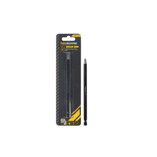 Hanskonner HKPH2-150 Бита PH2x150мм, сталь S2, Diamond Powder, 1шт,Hanskonner Hanskonner HKPH2-150 Бита PH2x150мм, сталь S2, Diamond Powder, 1шт,Hanskonner