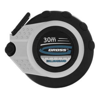 GROSS Рулетка геодезическая 30 м х 13 мм, закр. корп., металл. лента, нейлон// Gross (31252)