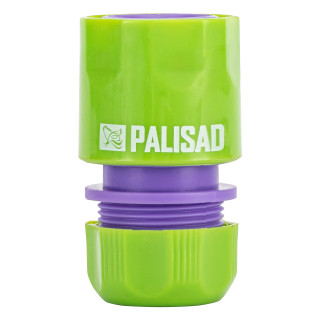 Palisad Соединитель пластмассовый быстросъемный для шланга 1/2// Palisad (66135)