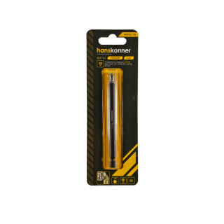 Hanskonner HKPH2-110 Бита PH2x110мм, сталь S2, Diamond Powder, 1шт,Hanskonner Hanskonner HKPH2-110 Бита PH2x110мм, сталь S2, Diamond Powder, 1шт,Hanskonner