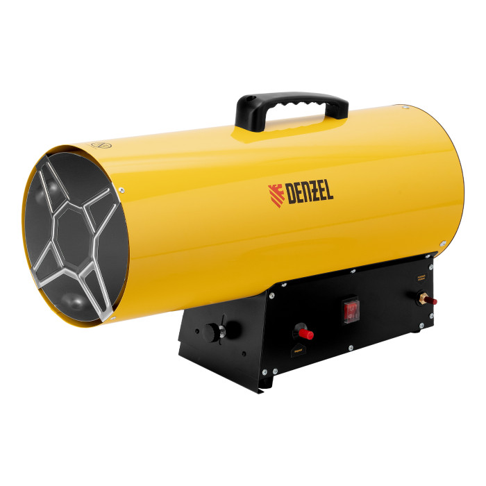 Denzel Газовая тепловая пушка GHG-50, 50 кВт, 1400 м3/ч, пропан-бутан// Denzel (96480)