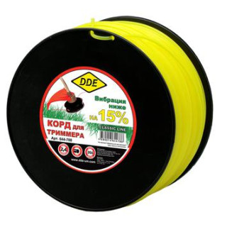 DDE Корд триммерный на катушке DDE Classic line (круг) 2,4 мм х 259 м, желтый (644-788) DDE Корд триммерный на катушке DDE Classic line (круг) 2,4 мм х 259 м, желтый (644-788)