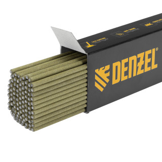 Denzel Электроды DER-46 GoldLine, диам. 3 мм, 2,5 кг., рутил-целлюлозное покрытие// Denzel (97506) Denzel Электроды DER-46 GoldLine, диам. 3 мм, 2,5 кг., рутил-целлюлозное покрытие// Denzel (97506)