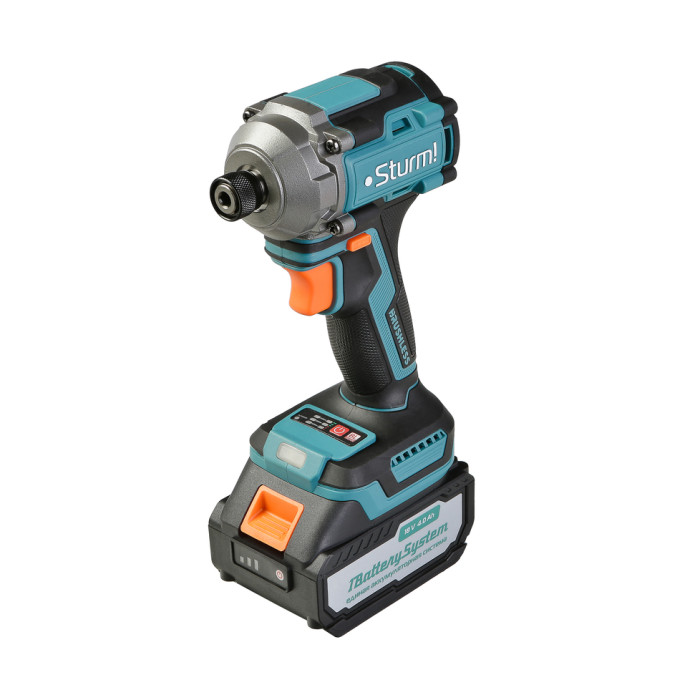 CD250H Винтоверт ударн б/щ Sturm!, 18В, 1BatterySystem, 250Нм, 1/4&quot, 1x4.0Ач, кейс