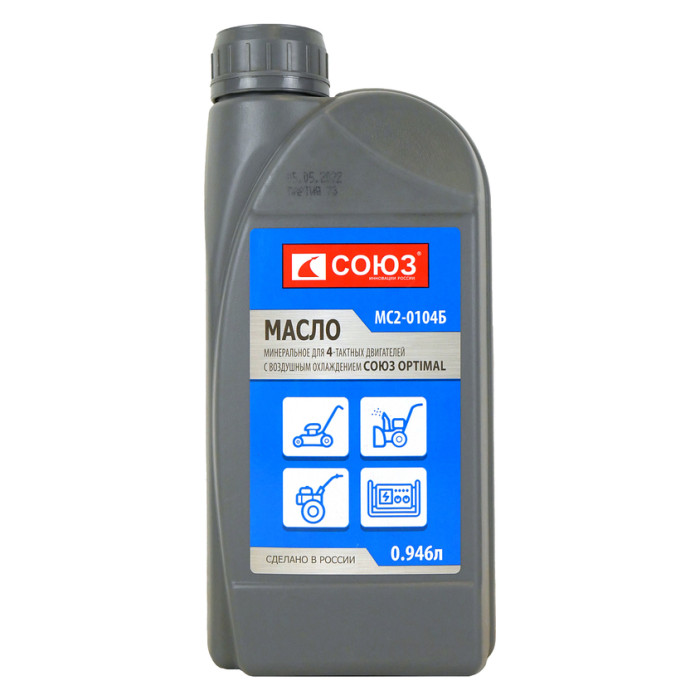 СОЮЗ МС2-0104Б Масло СОЮЗ 4 ТАКТ. минеральное OPTIMAL, 0.946 л