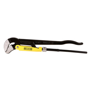 Hanskonner HK1045-04-P15 Ключ трубный рычажный 1,5, №2, 400мм, 45°, CrV , закалённые губки, Hanskonn