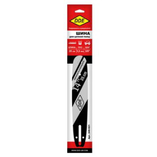 DDE Шина пилы цепной сварная DDE 14/35 см-3/8-1,3-52z (для цепи 91P/VS/VXL)(140SPEA041) (249-921) DDE Шина пилы цепной сварная DDE 14/35 см-3/8-1,3-52z (для цепи 91P/VS/VXL)(140SPEA041) (249-921)