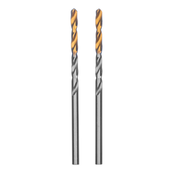 Denzel Сверло спиральное по металлу 3,2 x 65мм, Р6М5, Golden Tip , 2шт.// Denzel (718226)