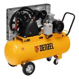 Denzel Компрессор воздушный рем. привод BCV 4000-T/100, 4,0 кВт, 100 литров, 690 л/мин// Denzel (581 Denzel Компрессор воздушный рем. привод BCV 4000-T/100, 4,0 кВт, 100 литров, 690 л/мин// Denzel (581