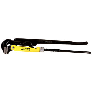 Hanskonner HK1045-03-P15 Ключ трубный рычажный 1,5, №2, 400мм, 90°, CrV , закалённые губки, Hanskonn