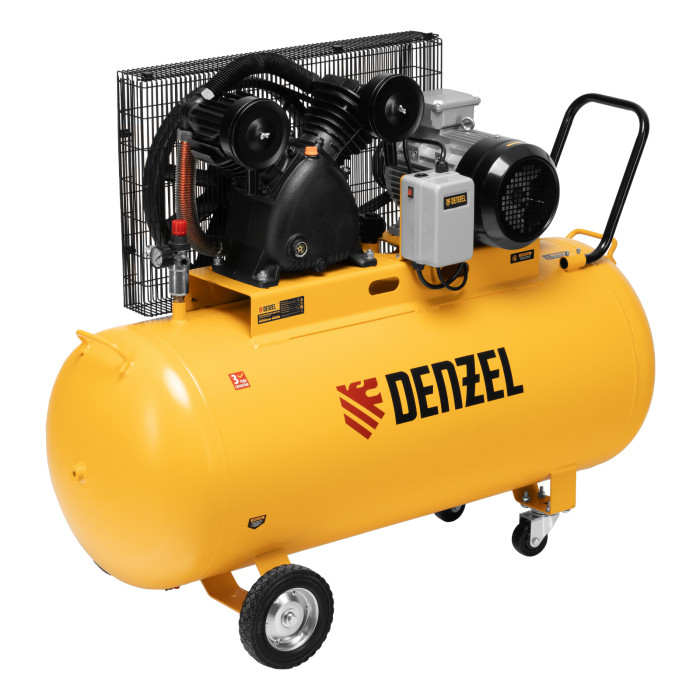 Denzel Компрессор воздушный рем. привод BCV 5500-T/270, 5,5 кВт, 270 литров, 850 л/мин// Denzel (581