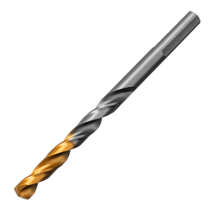 Denzel Сверло спиральное по металлу 6 x 93мм, Р6М5, Golden Tip // Denzel (718235)