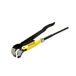 Hanskonner HK1045-04-P1 Ключ трубный рычажный 1, №1, 300мм, 45°, CrV сталь, закалённые губки, Hansko