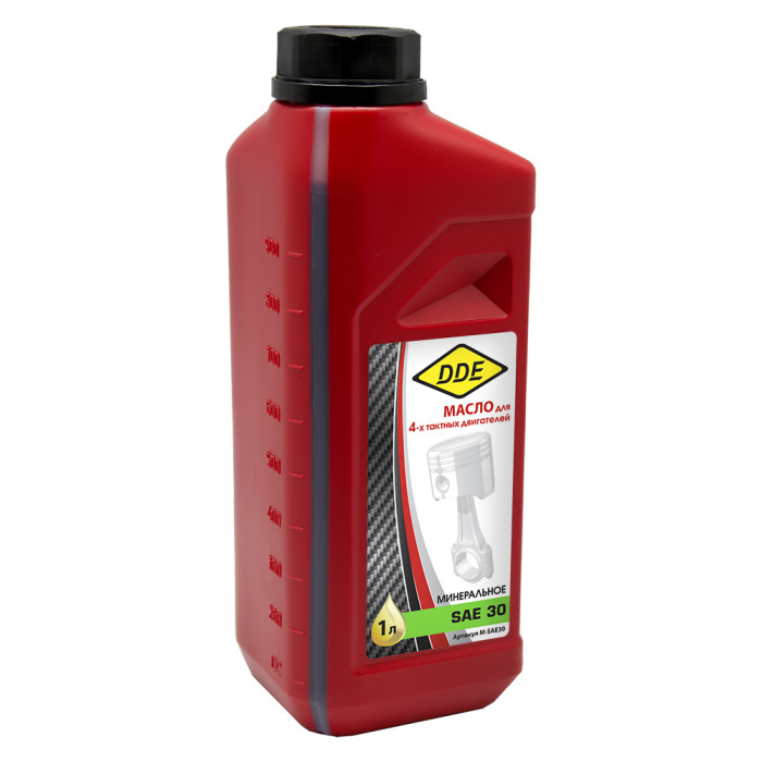 Масло 4-х тактное SAE30 DDE , API SJ/CF ( 1л ) минеральное