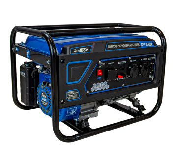 REDBO GPT-3500А Генератор гибридный (газ-бензин) (212см3, 2.3 кВт/2.5 кВт, ручной стартер)