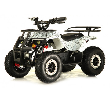 Детский электроквадроцикл TIKI LUX белый Spider RiverToys