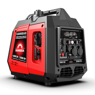 Бензиновый инверторный генератор SUNREKA G5000EAiS (4кВт, 1-Ф, электростартер) Бензиновый инверторный генератор SUNREKA G5000EAiS (4кВт, 1-Ф, электростартер)