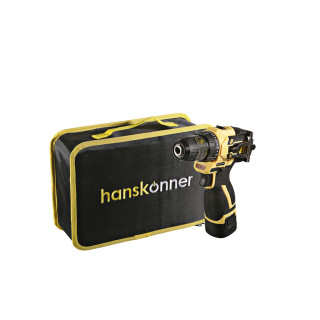 HCD1645BLC Дрель аккумуляторная б/щ Hanskonner, 14,4В, 45Нм, 2х2.0Ач, патрон 10мм, сумка-кейс HCD1645BLC Дрель аккумуляторная б/щ Hanskonner, 14,4В, 45Нм, 2х2.0Ач, патрон 10мм, сумка-кейс
