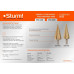 Sturm! 1055-S439 Сверло ступенчатое по металлу 4-39мм шаг 3мм HSS+TIN прямое Sturm!