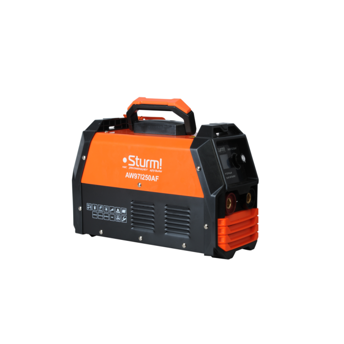 Sturm! AW97I250AF Сварочный инвертор Sturm!, 250А, ПВ 60%, 170-250В,HotStart/AntiStick/ArcForce,сенс