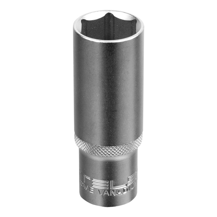 STELS Головка торцевая удлиненная, 21 мм, 6-гранная, CrV, под квадрат 1/2"// Stels (13882)