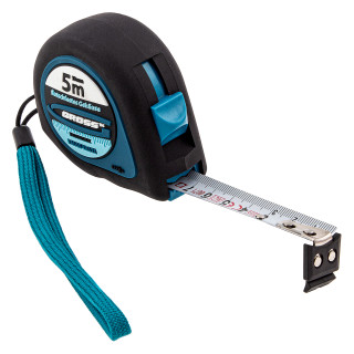 GROSS Рулетка Ergonomisch, 5 м x 19 мм, магнитный обрезиненный зацеп// Gross (31 102) GROSS Рулетка Ergonomisch, 5 м x 19 мм, магнитный обрезиненный зацеп// Gross (31 102)