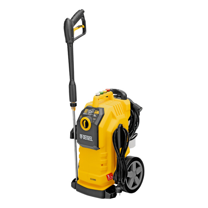Моечная машина высокого давления K 70 Power, 2500 Вт, 180 бар, 600 л/ч, асинх. двиг.// Denzel — артикул 58272
