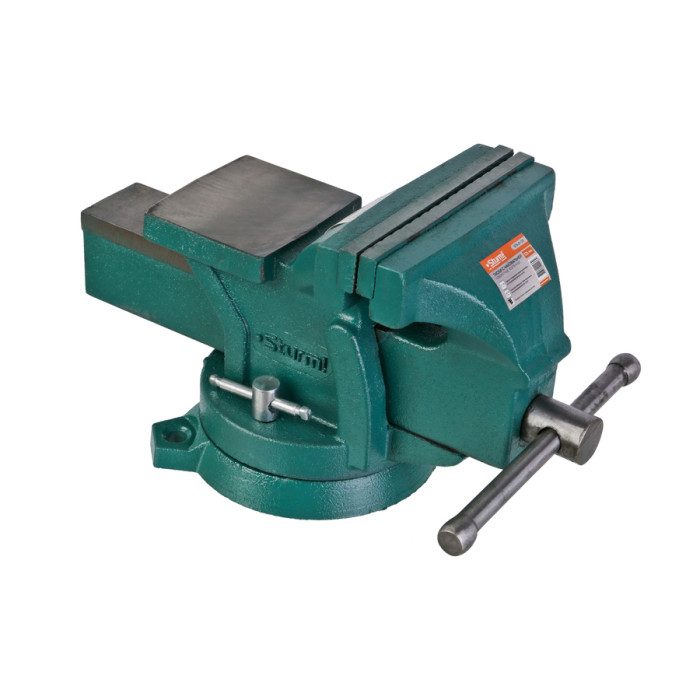 Sturm! 1075-01-125 Тиски слесарные 125 мм, ПОВОРОТНЫЕ УСИЛЕННЫЕ, Sturm!