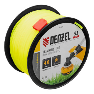 Сибртех Леска для триммера звезда, 4,0мм х 93м, на DIN катушке FLEX CORD// Denzel (96289)
