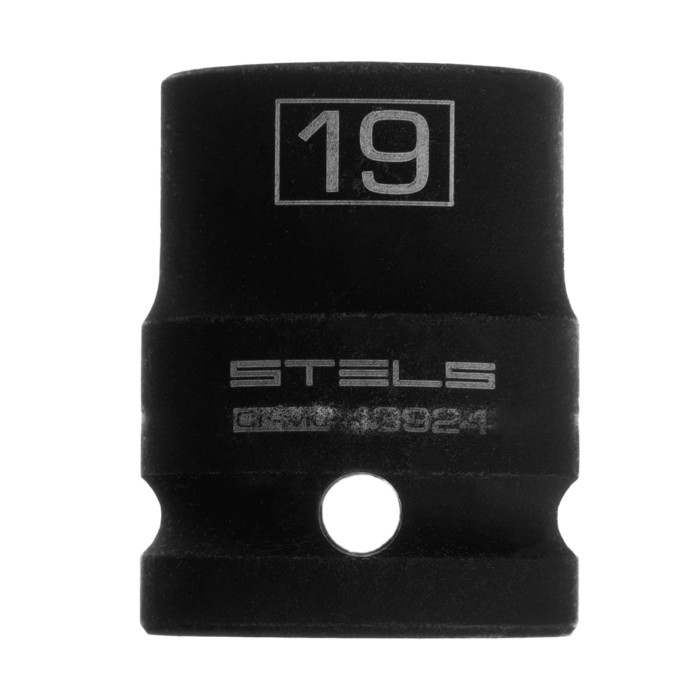 STELS Головка ударная шестигранная, 19 мм, 1/2, CrMo// Stels (13 924) — артикул 13924