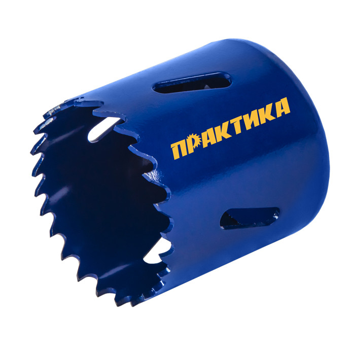 ПРАКТИКА Коронка биметаллическая ПРАКТИКА 44 мм (1 3/4"), (1шт), клипса (035-981) (035-981)