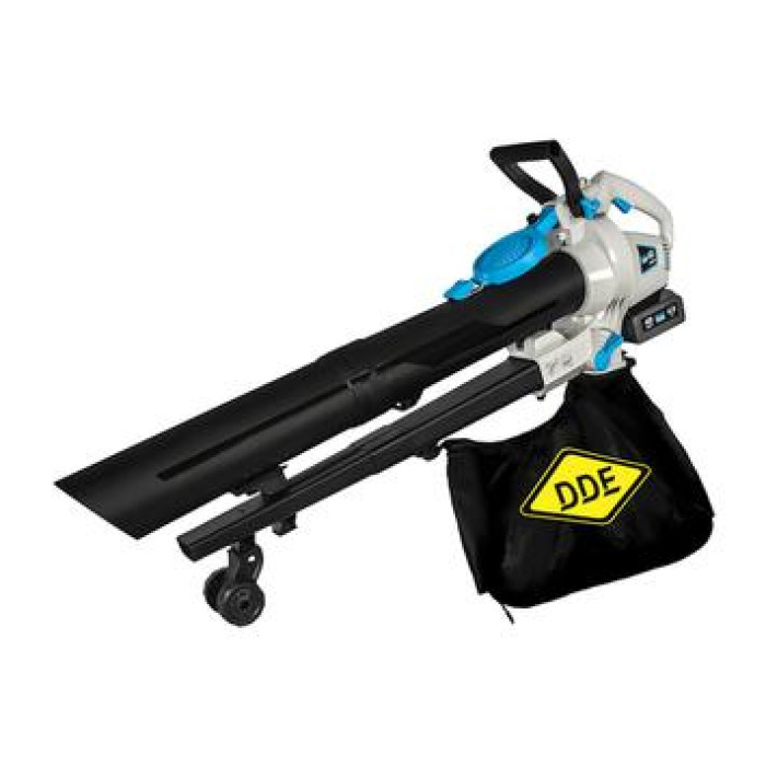 Воздуходув аккумуляторный DDE  BlueTech VBB 6040 S (600 м³/ч, 52 м/с, измельчитель, сборник, без ЗУ — артикул 912-334