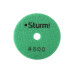 Sturm! 9012-W100-800 Алмазный гибкий шлифовальный круг, 100 мм, P800, мокрое шлиф., 1 шт. Sturm!