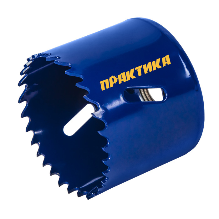 ПРАКТИКА Коронка биметаллическая ПРАКТИКА  54 мм (2 1/8"), (1шт), клипса (773-231) (773-231)