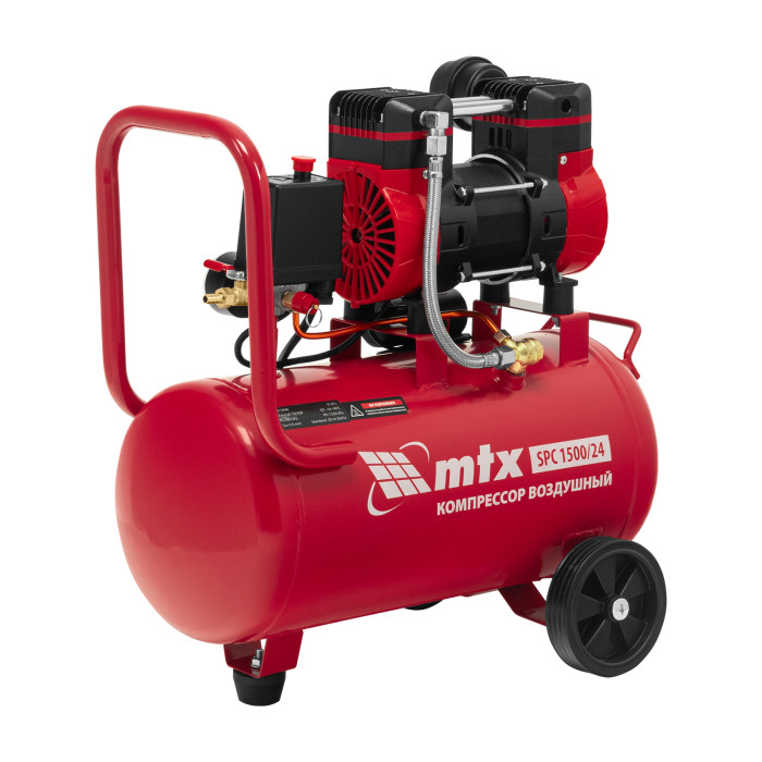 MTX Компрессор безмасляный малошумный SPC 1500/24 (58139)