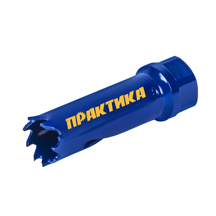 ПРАКТИКА Коронка биметаллическая ПРАКТИКА  16 мм (5/8"), (1шт), клипса (035-905) (035-905)