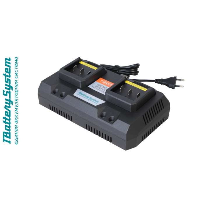 Sturm! SBC1822 зарядное устройство Sturm! 1BatterySystem 18 В, 2 x 4 А для двух батарей
