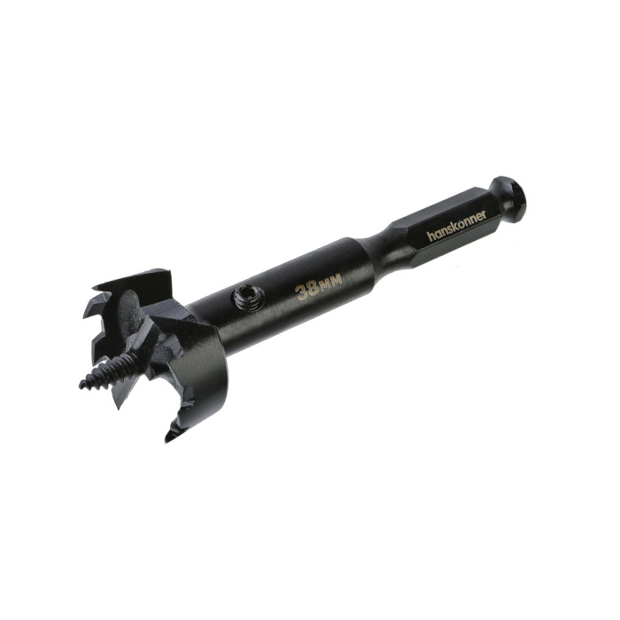 Сверло форстнера Hanskonner H1055-F38x128