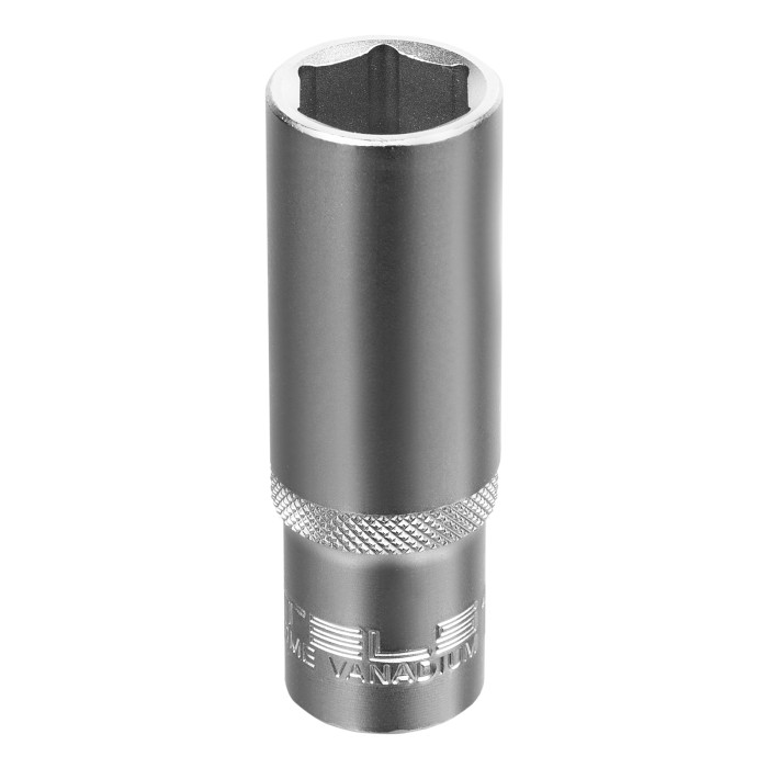 STELS Головка торцевая удлиненная, 18 мм, 6-гранная, CrV, под квадрат 1/2"// Stels (13881)