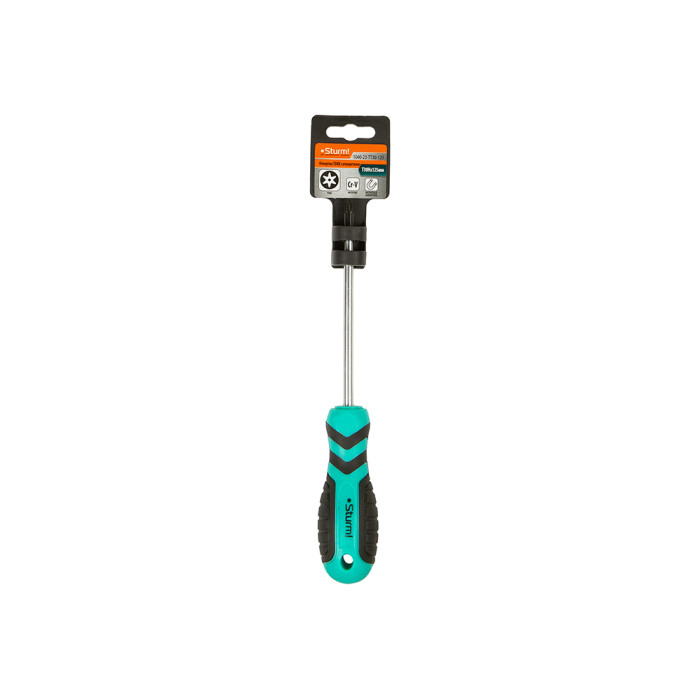 Sturm! 1040-23-TT30-125 Отвертка TORX с ОТВЕРСТ. мангнит. наконеч., эрго ручка TT30H*125мм, Sturm!
