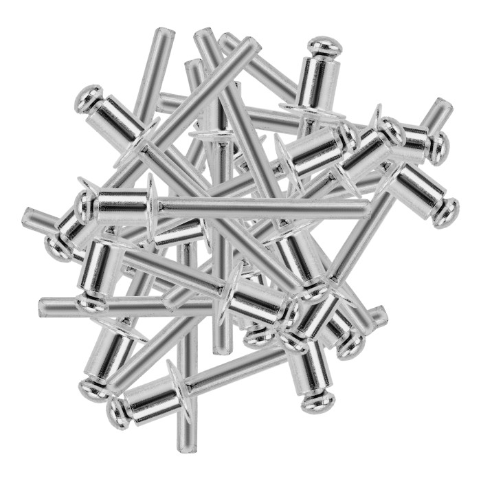 Заклепки алюминиевые, 3/16"-1/4", 5 х 6 мм, 50 шт Denzel — артикул 7740615