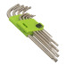 Сибртех Набор ключей имбусовых Tamper-Torx, 9 шт.: TT10-ТT50, 45x, закаленные, удлиненные, никель// — артикул 12322
