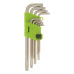 Сибртех Набор ключей имбусовых Tamper-Torx, 9 шт.: TT10-ТT50, 45x, закаленные, удлиненные, никель// — артикул 12322
