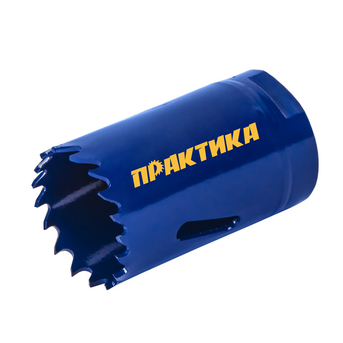 ПРАКТИКА Коронка биметаллическая ПРАКТИКА  30 мм (1 3/16"), (1шт), клипса (773-217) (773-217)