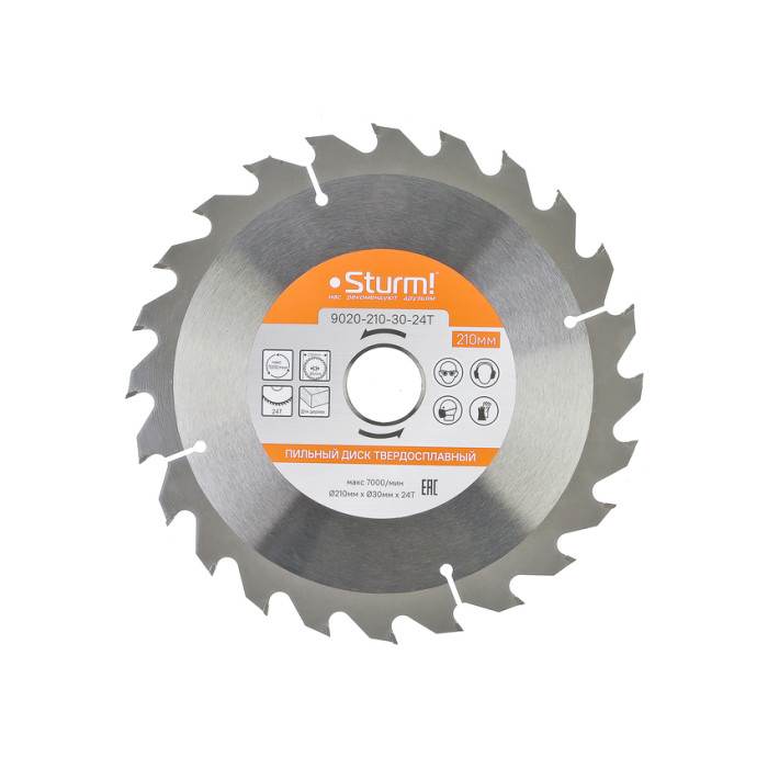 Sturm! 9020-210-30-24T Пильный диск, размер 210x30x24 зубов Sturm!